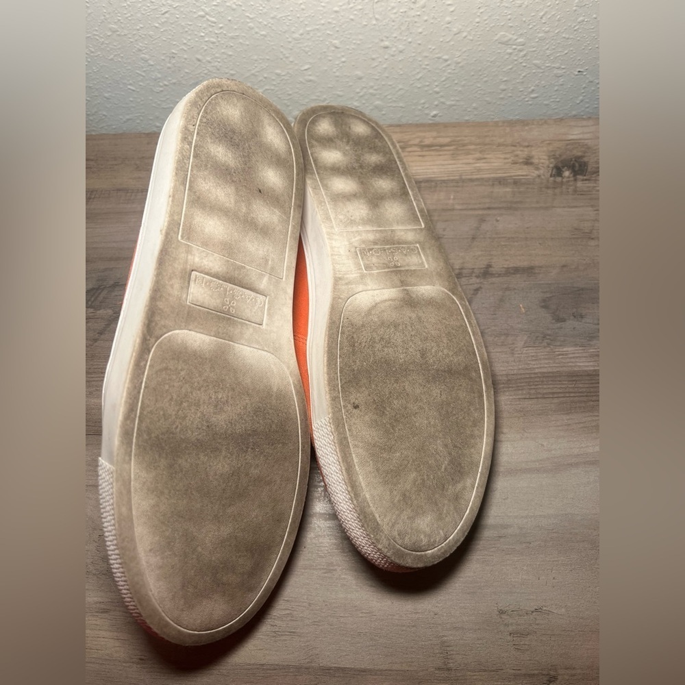 Caslon Women's Orange Suede Slip On Driving Shoes, Size 7.5M - Picture 6 of 7